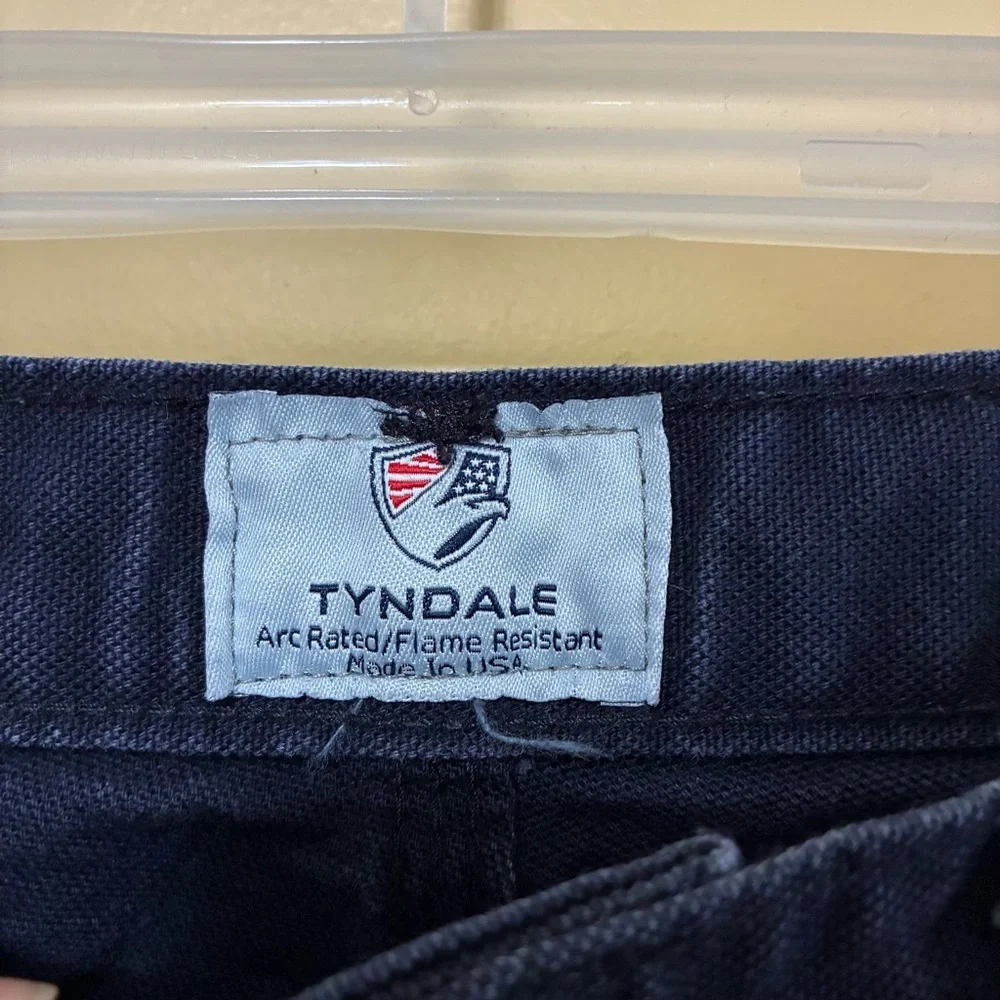 Tyndale FR Straight Leg Jeans Men’s 33X29 Blue Dark Wash Work Mid Rise